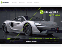 Tablet Screenshot of maxwellrender.fr